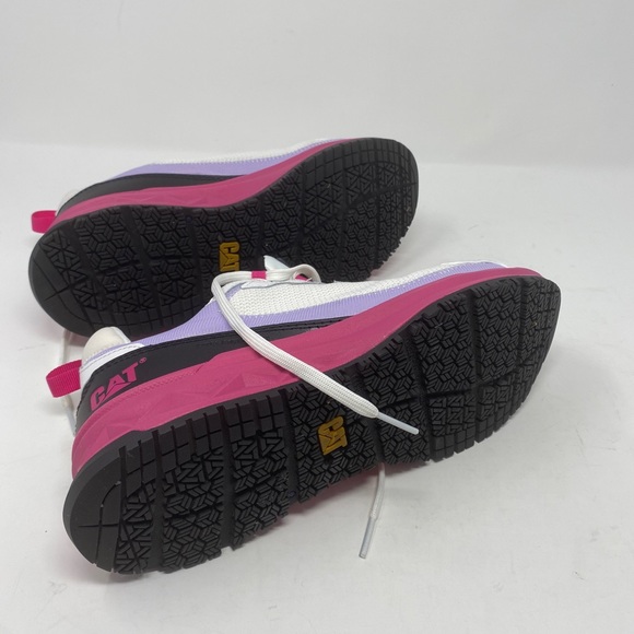 CAT Caterpillar P91498 Women's Streamline Runner ASTM Size 8  Pink  White NIB - Picture 7 of 10